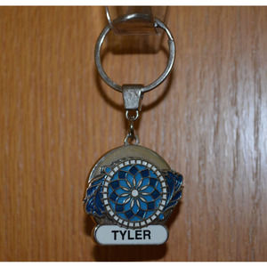 Vtg Tyler Enamel Spinning Keychain Personalized Key Chain Grand Canyon West